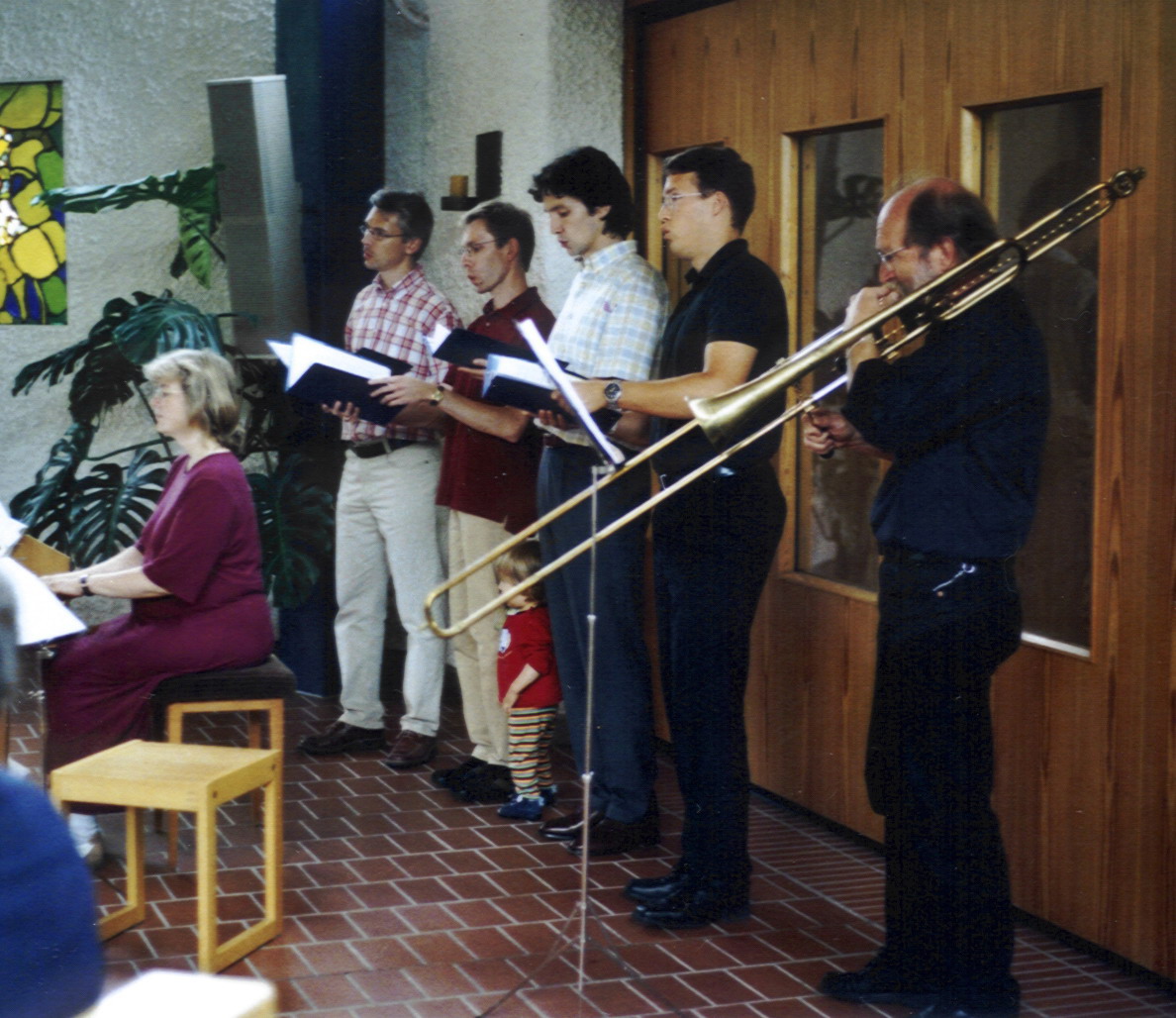 Foto vom Tiefchor beim Konzert in St. Stephan im Juli 2007