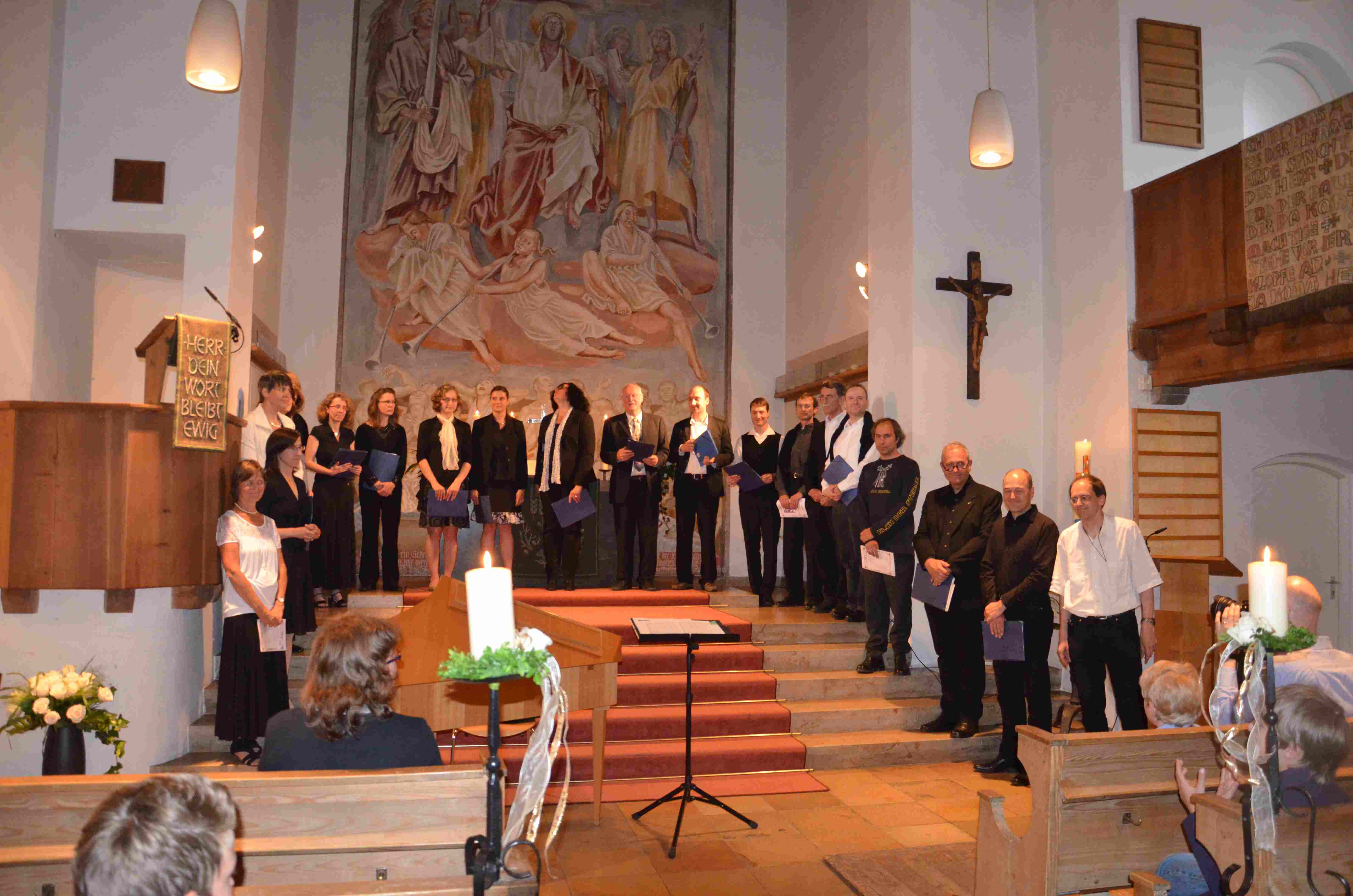Foto vom Kammerchor in der Nacht der Musik 2013